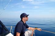 picture of a man on a boat